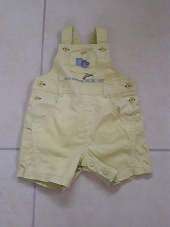 Salopette courte - 6 mois