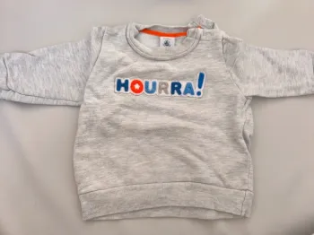 Pull Hourra petit bateau