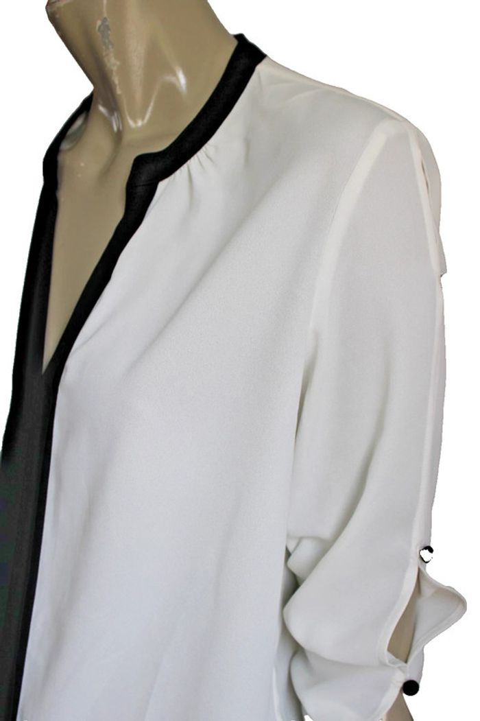 tunique blouse tissu  fluide  marque 1.2.3. taille indiquée 36 peut aller a un petit 38 - photo numéro 2