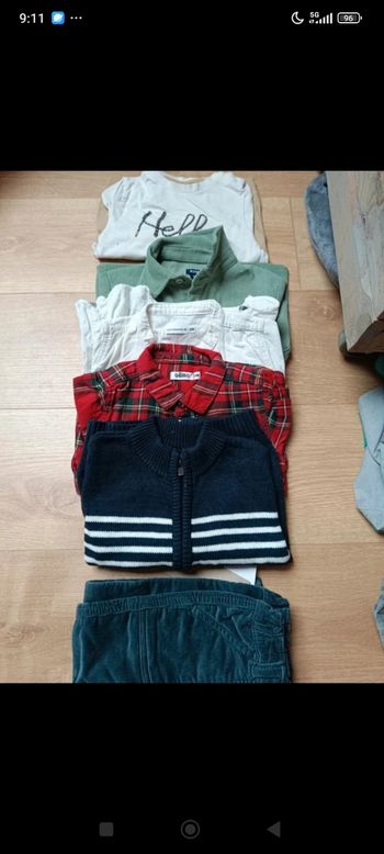 Lot de 6 vêtements garçon 2 ans - 23/24 mois 