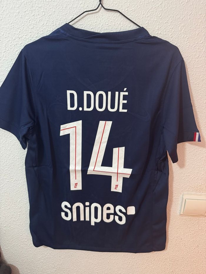 Maillot psg taille s d.doué - photo numéro 2