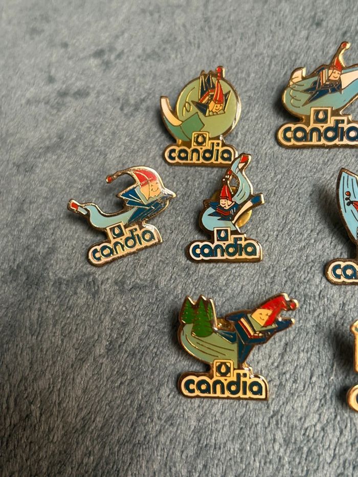 Lot de 9 pin’s lait candia Jo albertville jeux olympiques 1992 - photo numéro 2