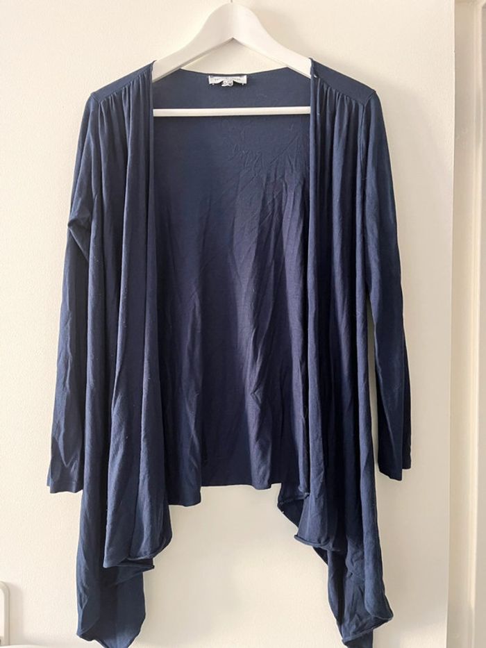 Gilet / cardigan déstructuré grossesse