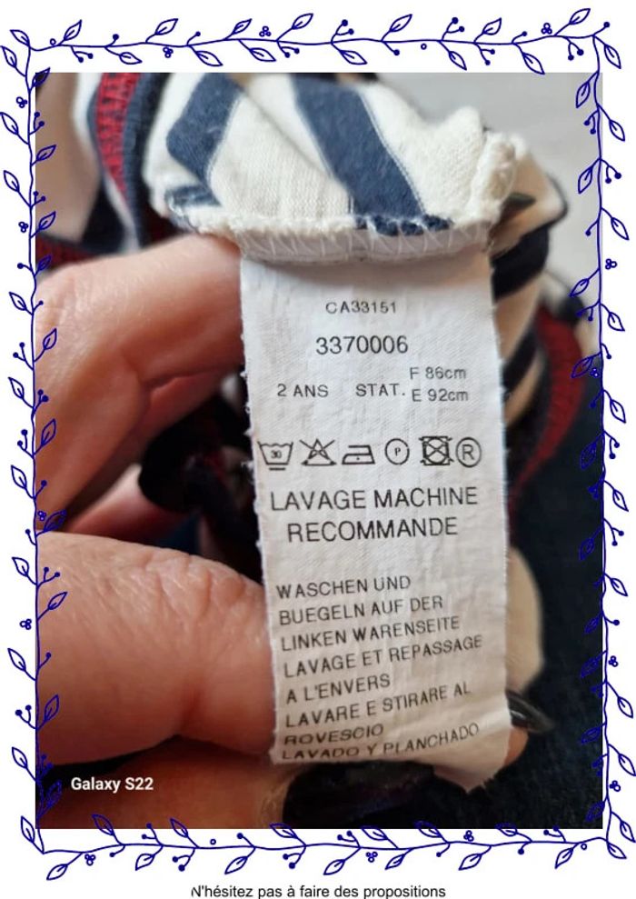 🌈 Barboteuse garçon "Berlingot" Taille 2 ans 🌈 - photo numéro 5