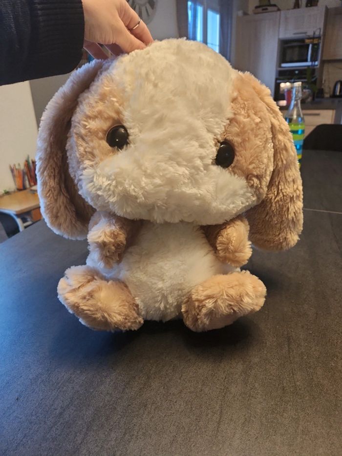 Gros sac à dos doudou lapin - photo numéro 2