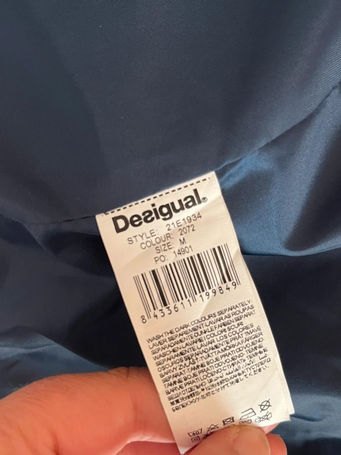 Blazer homme Desigual faux sweat capuche amovible comme neuf - photo numéro 12