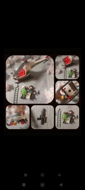 Playmobil hélicoptère polizei
