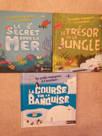 Lot de livre les petits voyageurs à l aventure