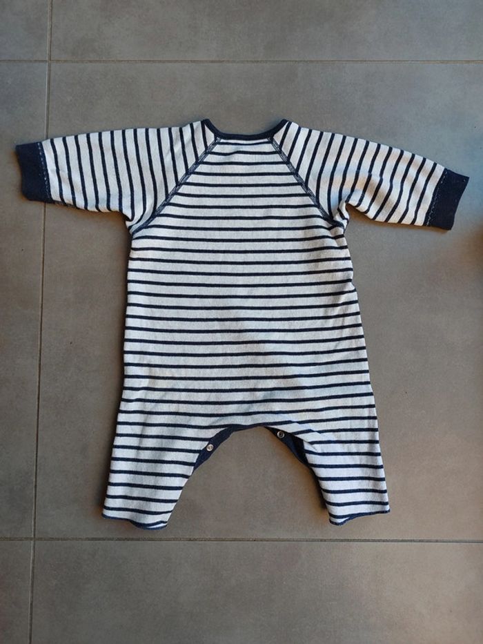 Combinaison marinière 3 mois - photo numéro 3