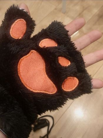Gants mitaines pattes de chat chien ours
