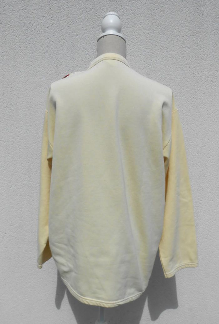 Pull polo vintage imprimé lapin - photo numéro 3