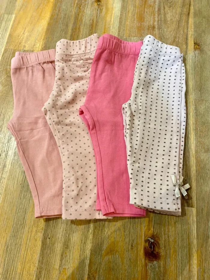 Lot de 4 leggings