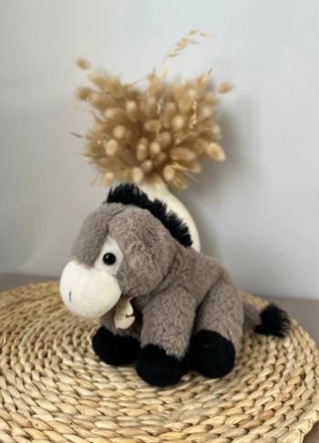 Peluche doudou âne histoire d’ours