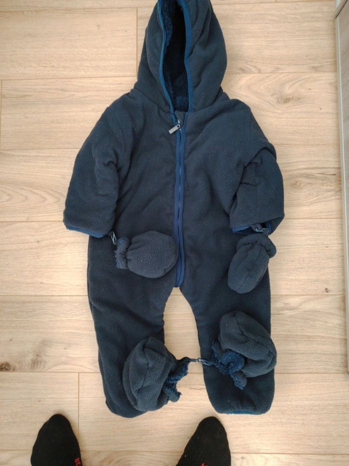 Combinaison réversible douce vertbaudet 12 mois - photo numéro 2