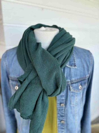 Écharpe Laine - Vert Foncé N°48