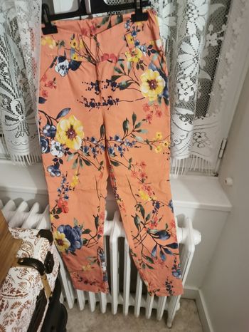 Pantalon avec élastique à la taille 2 poches