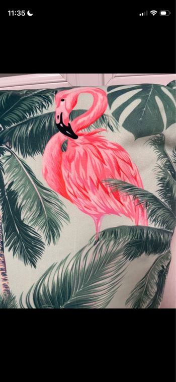 Coussin flamand rose 