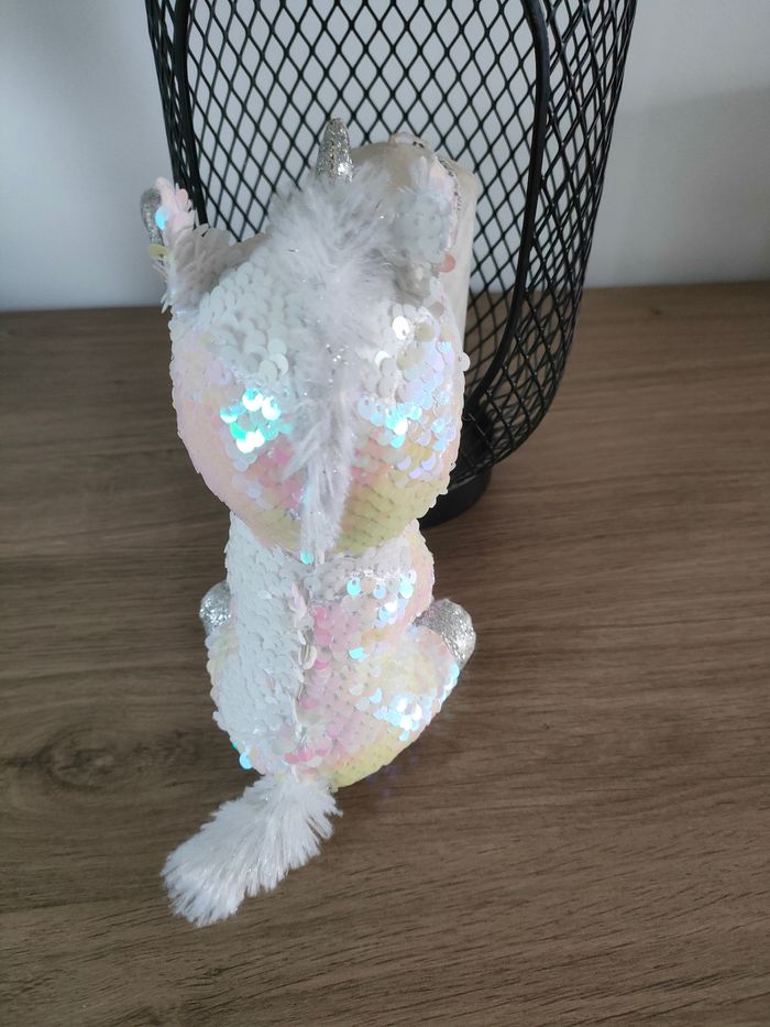 Peluche Ty licorne 🦄 sequins - photo numéro 4