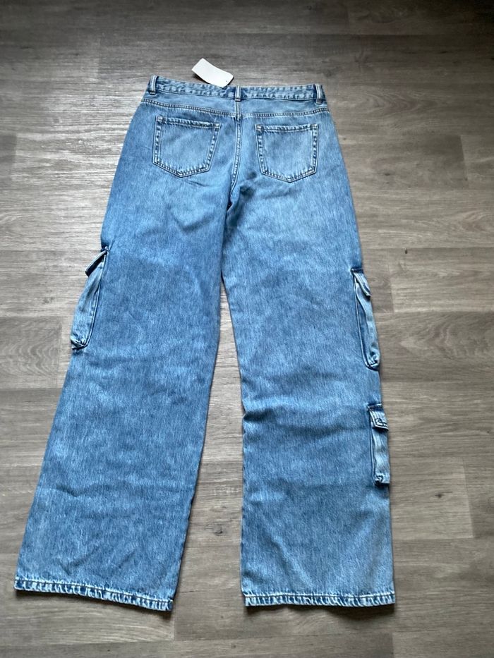 Jean cargo bleu Promod 40 - photo numéro 4