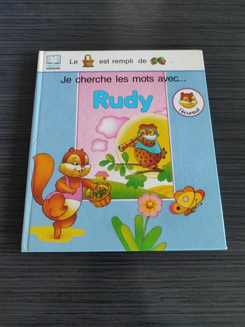 Livre Je cherche les mots avec Rudy