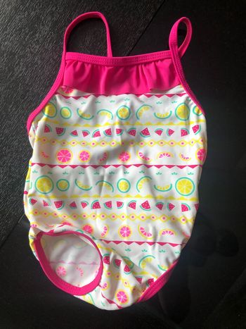 Maillot de bain 1 pièce fille 12 mois fruits