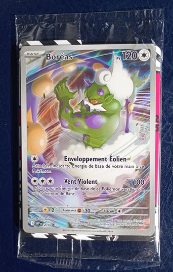Carte pokémon promo Boréas svp Fr 210 de l'ETB flamme blanche Scellé FR