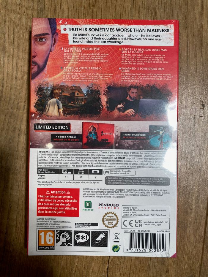 Vertigo limited edition - switch - jeu neuf - photo numéro 5