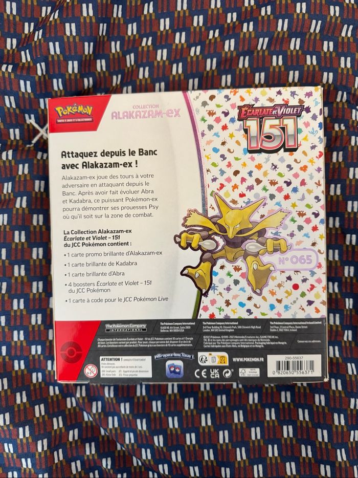 Coffret Pokémon 151 Alakazam Ex - photo numéro 2