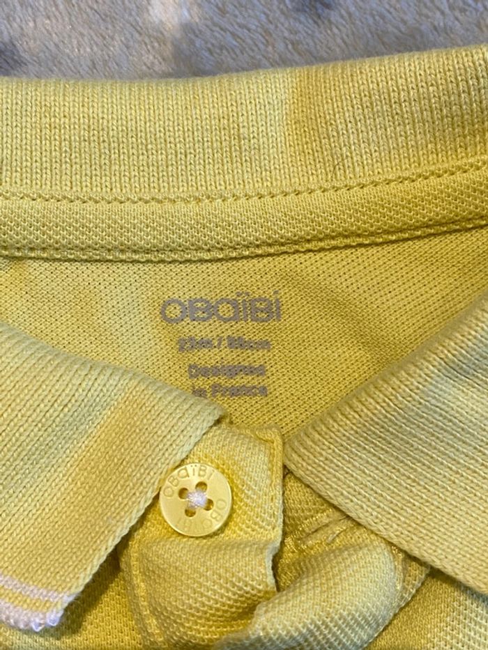 Polo Obaïbi jaune 24 mois - photo numéro 4