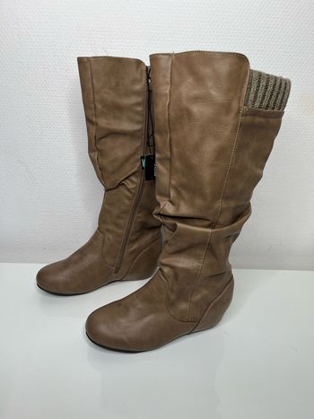 Bottes marrons/taupes pointure 36