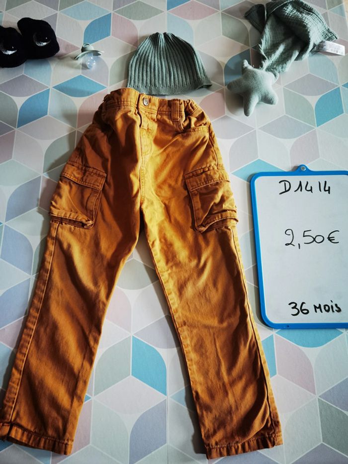 D1414 - pantalon garçon 36 mois - photo numéro 3