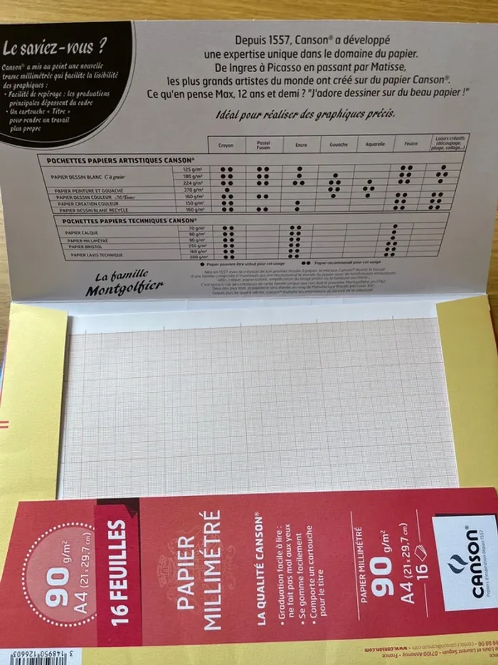 Lot Papier calque et millimétré - photo numéro 4