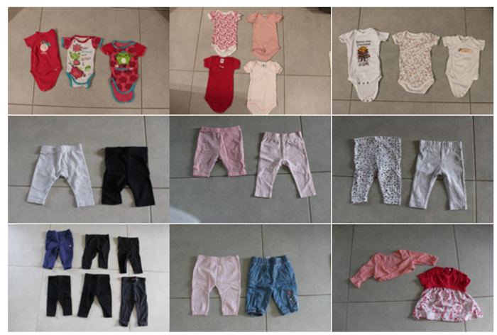 Lot vêtements 3 mois (pyjamas, bodies, t-shirt, leggings, etc.) - photo numéro 2