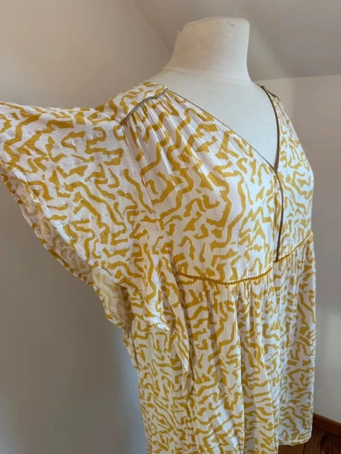 Belle Blouse Tunique fluide ou robe courte printemps été Riu 🌸 42 - photo numéro 3