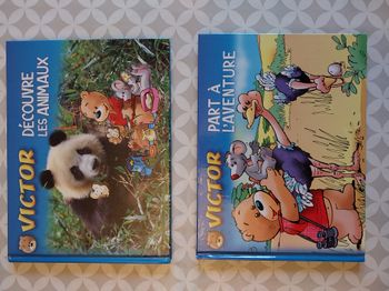 Lot 2 livres Victor – Découverte des animaux – Albums jeunesse – Très bon état