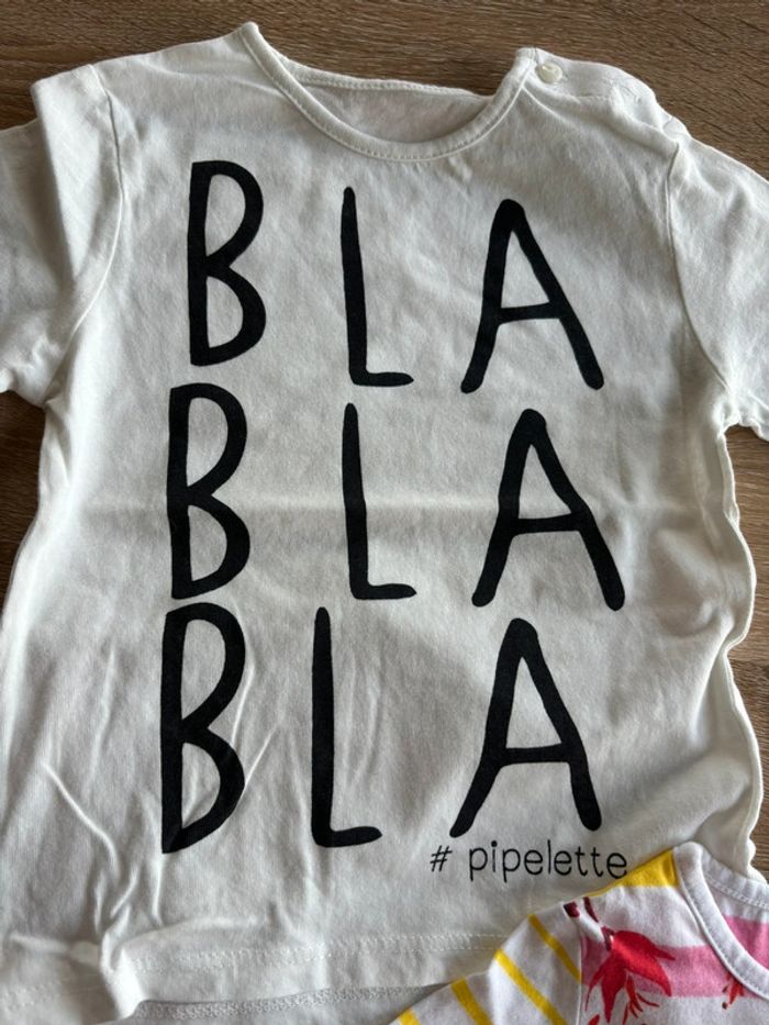 Lot t shirt ML 12 mois - photo numéro 3