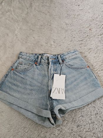 Short en jean 36 zara
