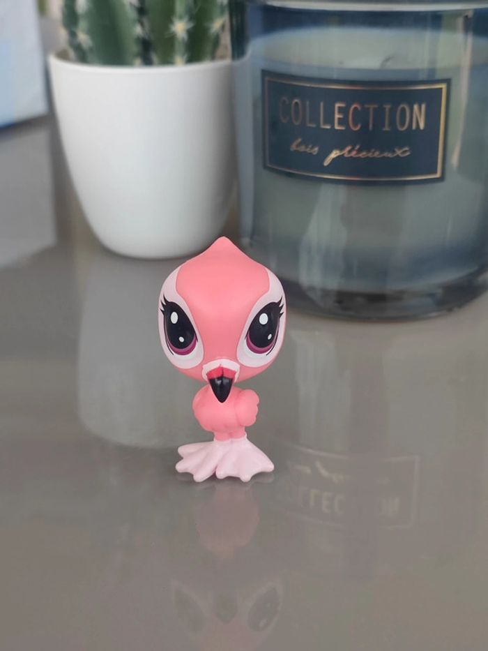 Littlest Pet Shop pink flamingo thirsty pets : cooler crew #4-174 - photo numéro 2
