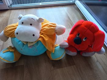 Lot peluche eveil