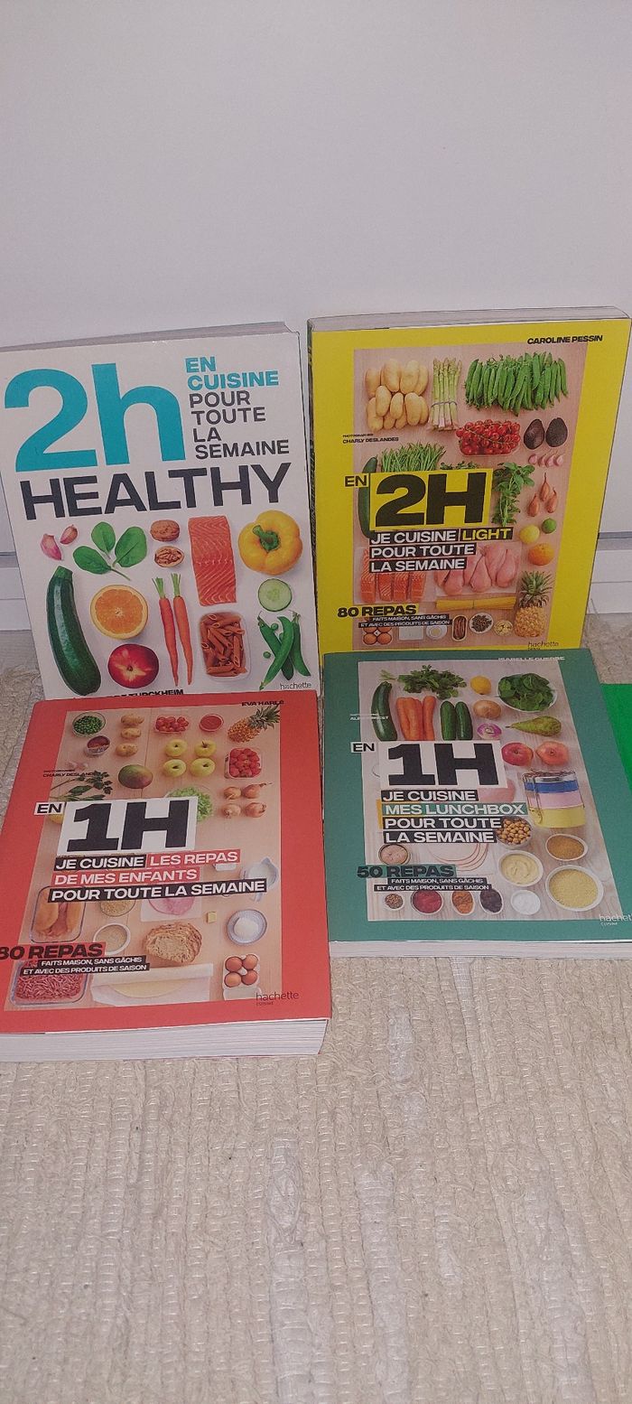 Lot de 5 livres de cuisine en 1
heure
et en 2 heures - photo numéro 6