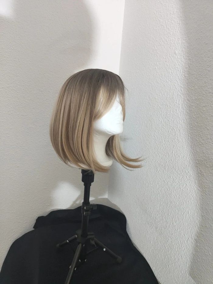 🎀 Promo 🎀 Perruque Naturelle Blond Ombré Glamour - photo numéro 18