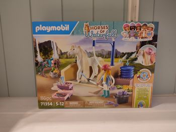 Playmobil 71354 Isabella & Lioness aire de lavage pour chevaux