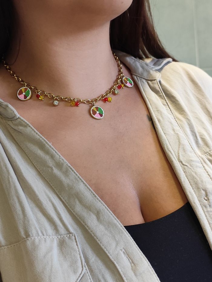 Collier pamplemousse   ✅ - photo numéro 2