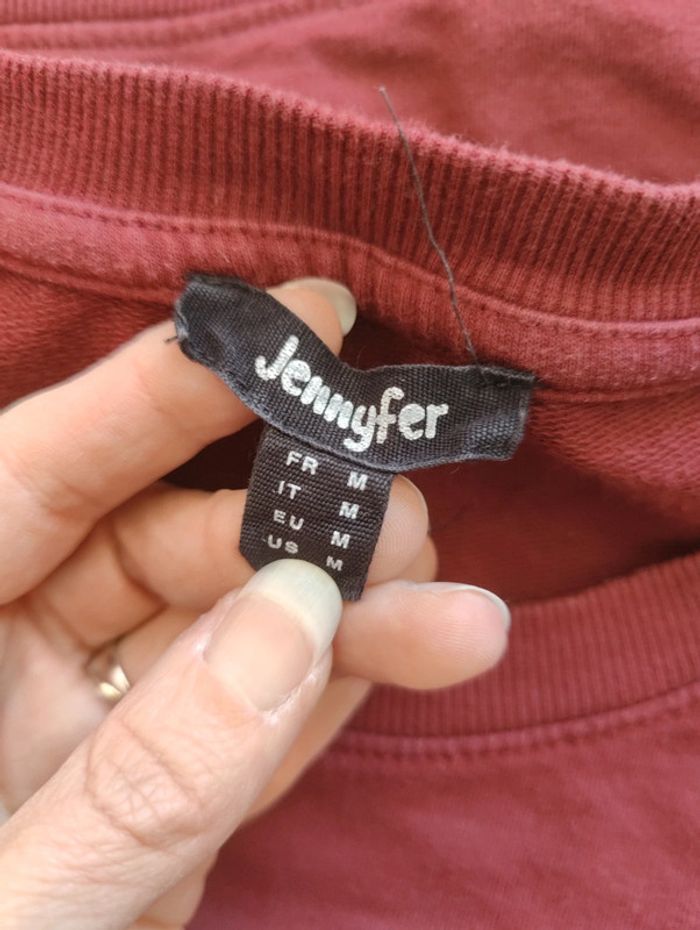 Sweat bordeaux - photo numéro 3