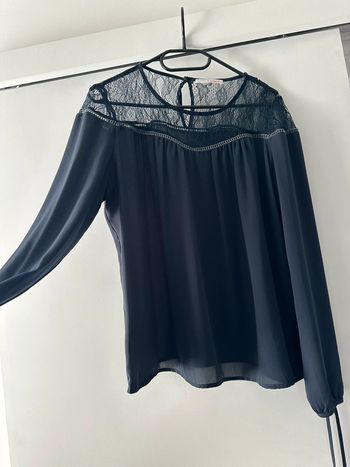 Haut fluide bleu