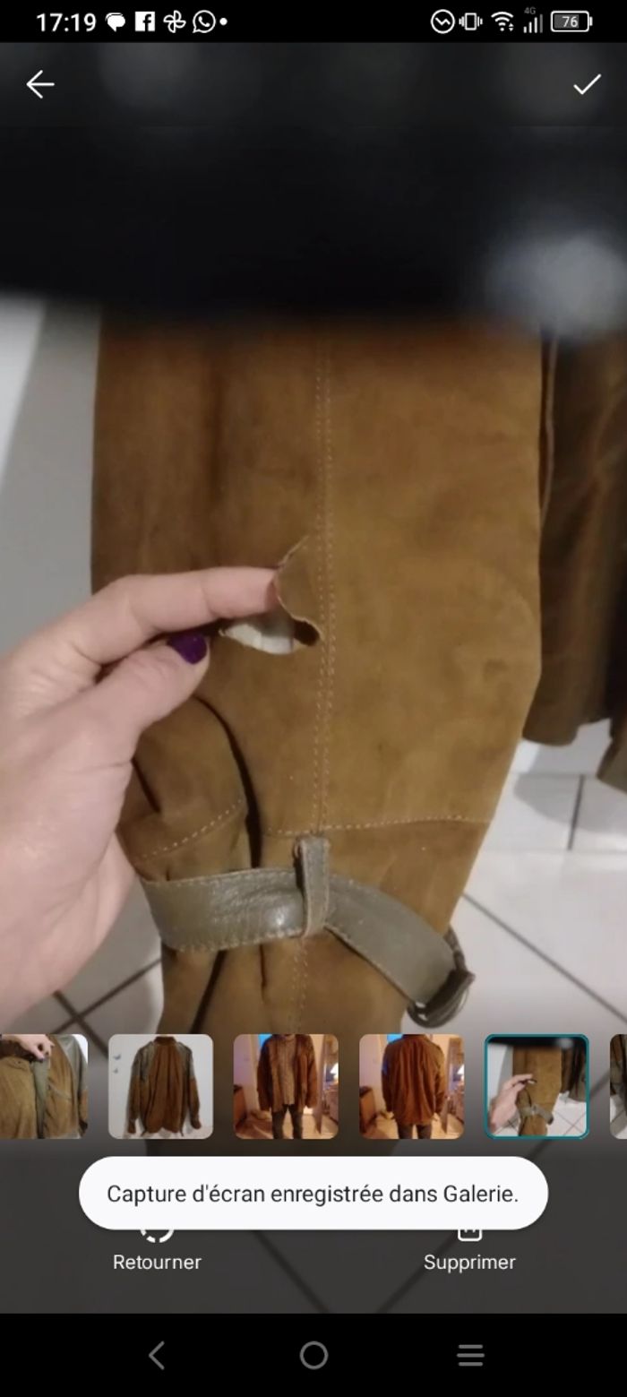 Blouson vintage L bimatière c84 - photo numéro 8