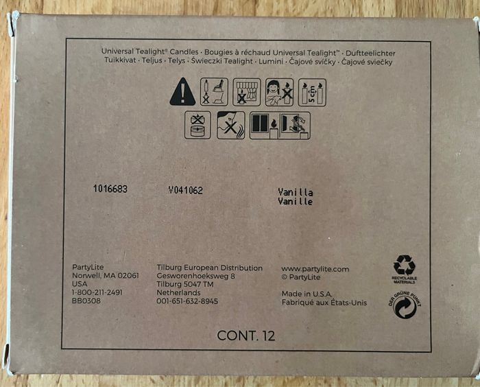 Lot de 3 boîtes de 12 réchauds partylite - photo numéro 6