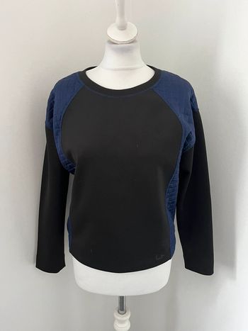 Sweat noir et bleu Sandro S
