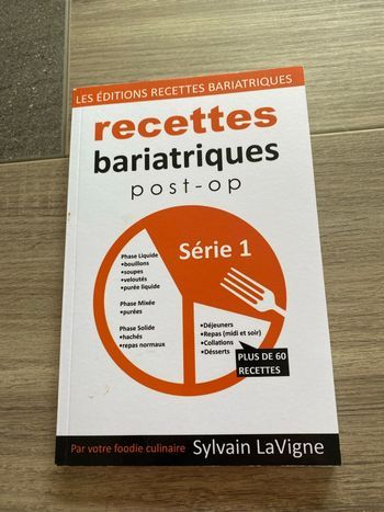 Livre recettes bariatriques