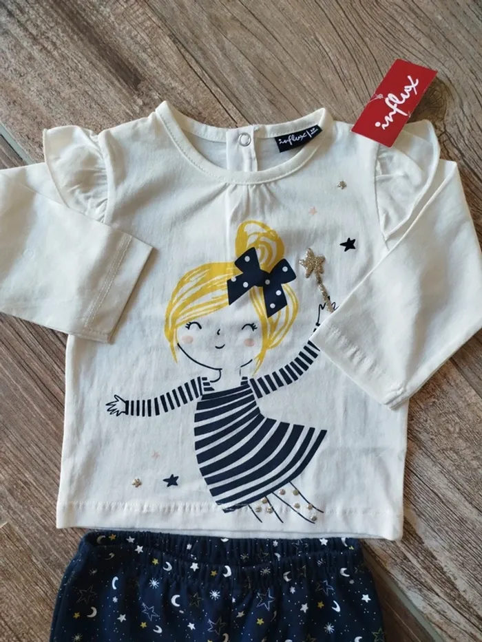 Ensemble bébé fille 12 mois neuf avec étiquette - photo numéro 2